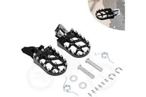 BAOUFF Foot Pegs for Surron Ultra Bee,7075 Aluminum CNC Footpegs Footrests Pedals for Dirt Bike Sur Ron Ultrabee Black