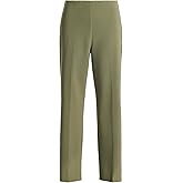 Anne Klein Women's High-Rise, Pull-on Cropped Pant