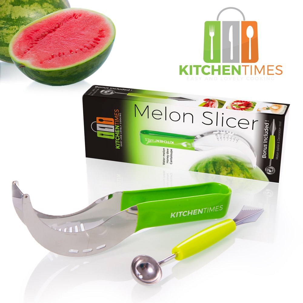 Best Watermelon Slicer & Corer As Seen On TV Kitchen Tool For Home Cooks & Professional