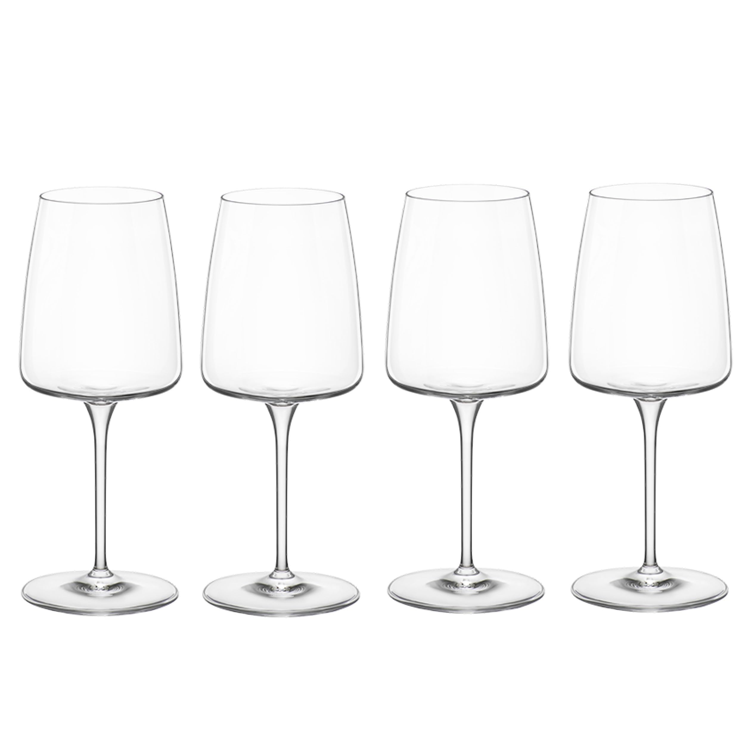 Bormioli Rocco Planeo 12.75 oz. White Wine Glasses, Clear, Set of 4