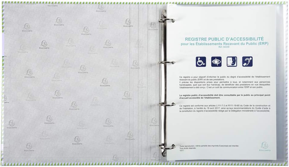 Exacompta - Ref. 6624E - 1 Public Registry of Accessibility (ERP), 32x26,6 - Image 3