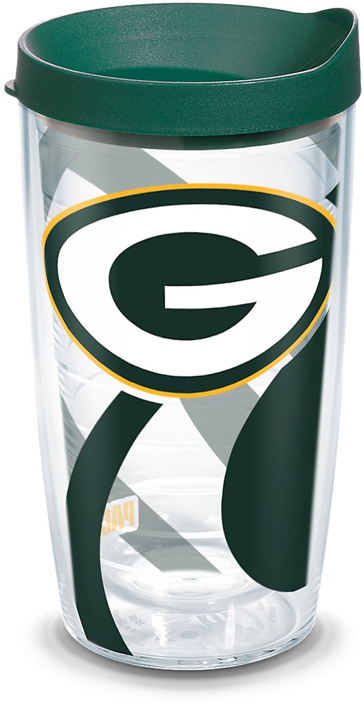 TervisMade in USA Double Walled NFL Green Bay Packers Insulated Tumbler Cup Keeps Drinks Cold & Hot, 16oz, Genuine