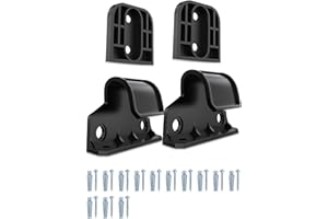 Yaekea Retractable Baby Gate Replacement Parts Compatible with 55" W x 33" H Retractable Baby Gates Including 2 Latches+2 Bra