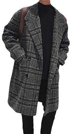 Amazon Beibang バイバン メンズコート チェスター ゆったり Amazon Beibang バイバン メンズコート チェスター ゆったり