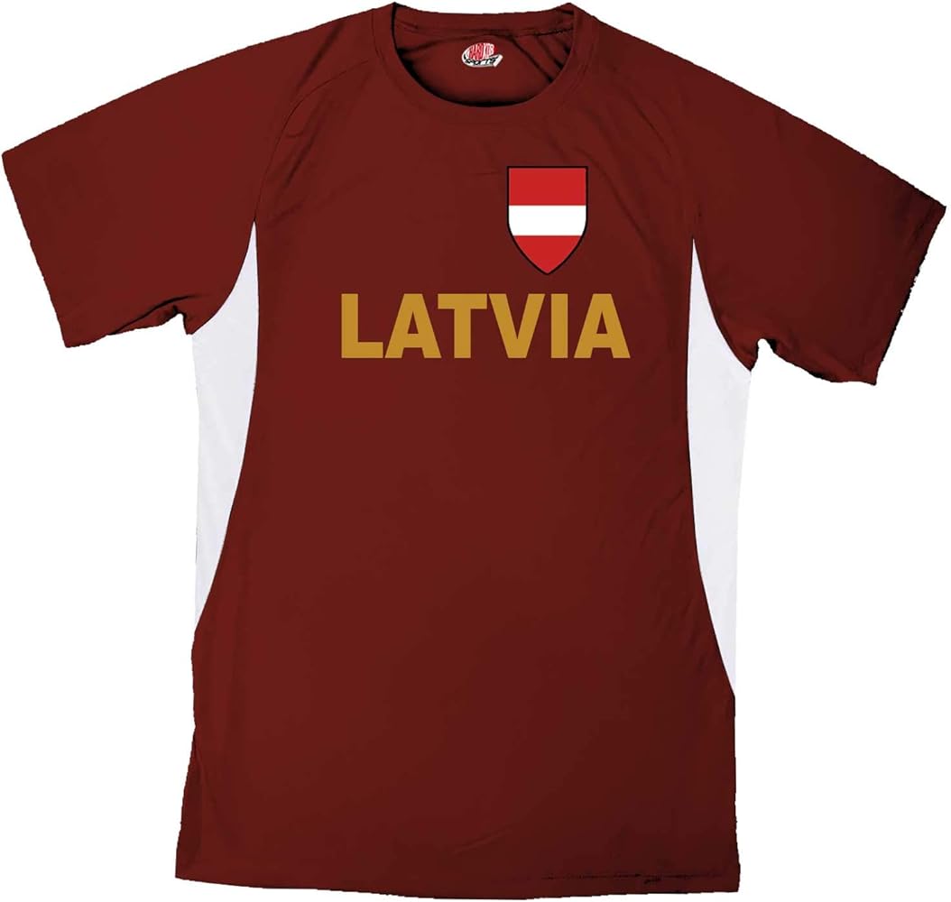latvia soccer jersey