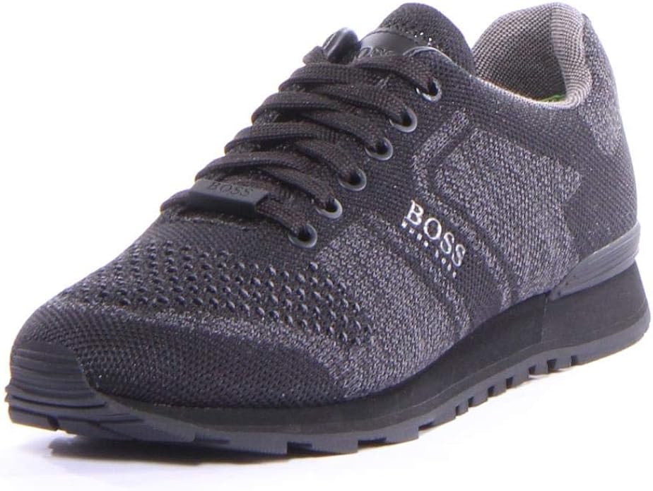 BOSS Hugo Herren Parkour_Runn_kn Sneakers Schuhe, Schwarz (schwarz), 38
