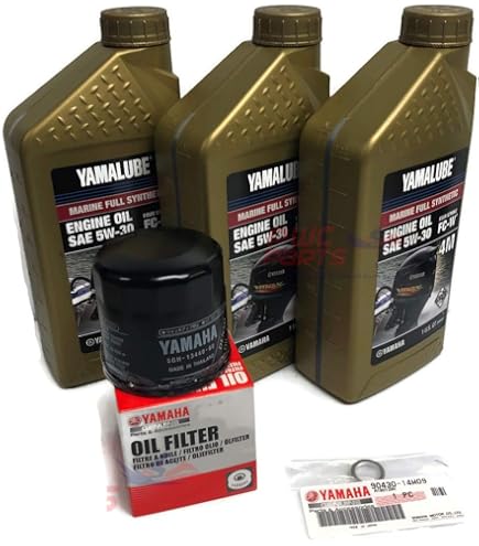 thumbnail image 2 of Yamaha Yamalube 5W-30 Full Synthetic Outboard Motor Oil - FC-W Certified, 1 Quart (LUB-05W30-FC-12) 2 of 11