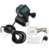 SPYMINNPOO E Bikes Controller Kit, 24V 500W Electric Brushed Motor Controller with Thumb Throttle Set for Electric Bike