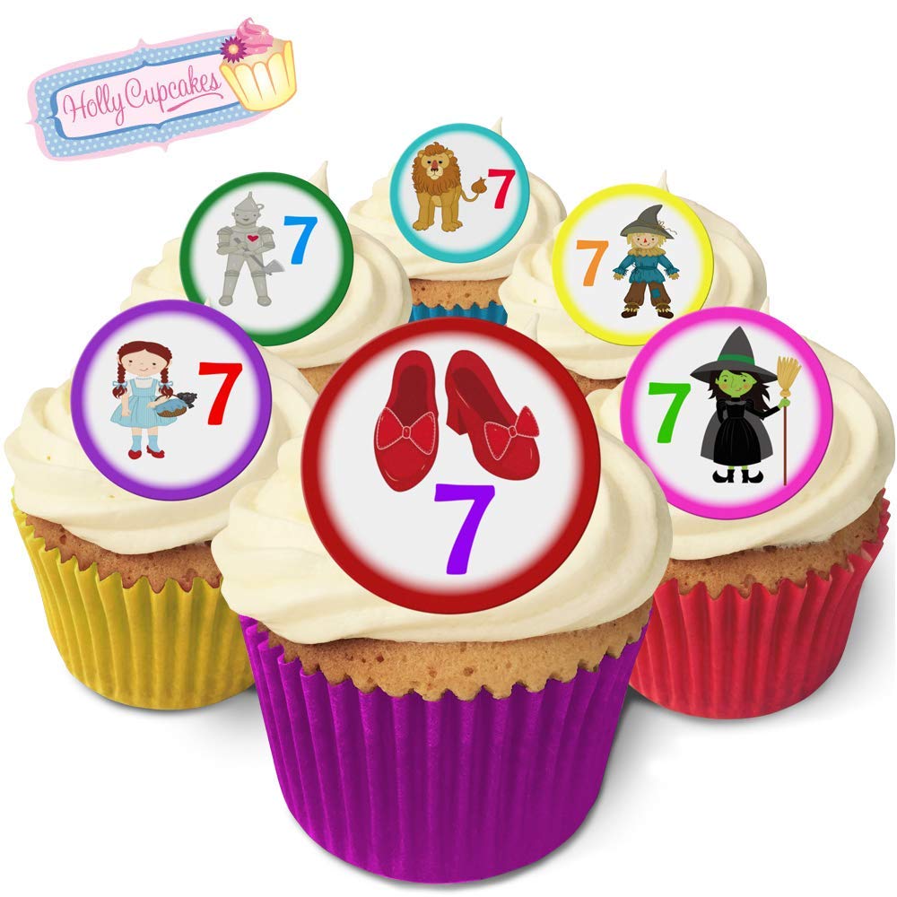 24 Fabulous Pre Cut Edible Wafer Cake Toppers Wizard Of Oz 7th