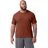 Dickies Cooling Short Sleeve Pocket T-Shirt, RED Rock Heather, 4X