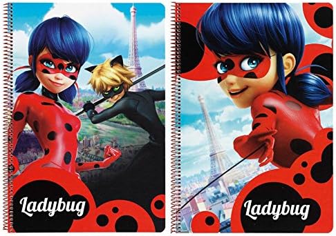 saftaLady Bug Miraculous – Folio Notebook with 80 Sheets 511702066