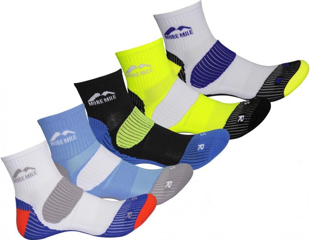 More Mile Mens Limited Edition London Cushioned Running Socks (5 Pair Pack)