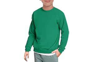 Haloumoning Boys Crewneck Pullover Sweatshirts Kids Youth Casual Long Sleeve Shirts 5-14 Years