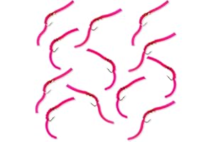 Thor Outdoor Squirmy Wormy Fly Fishing Set – Wet Worm Flies for Trout, Panfish, Bass