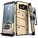 ZIZO Bolt Series for Samsung Galaxy Note 8 Case Military Grade Drop Tested with Tempered Glass Screen Protector Holster Gold Black