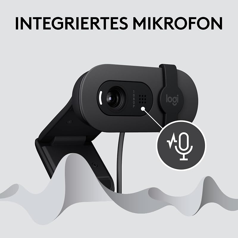Brio 100 Full HD-Webcam für Meetings und Streaming