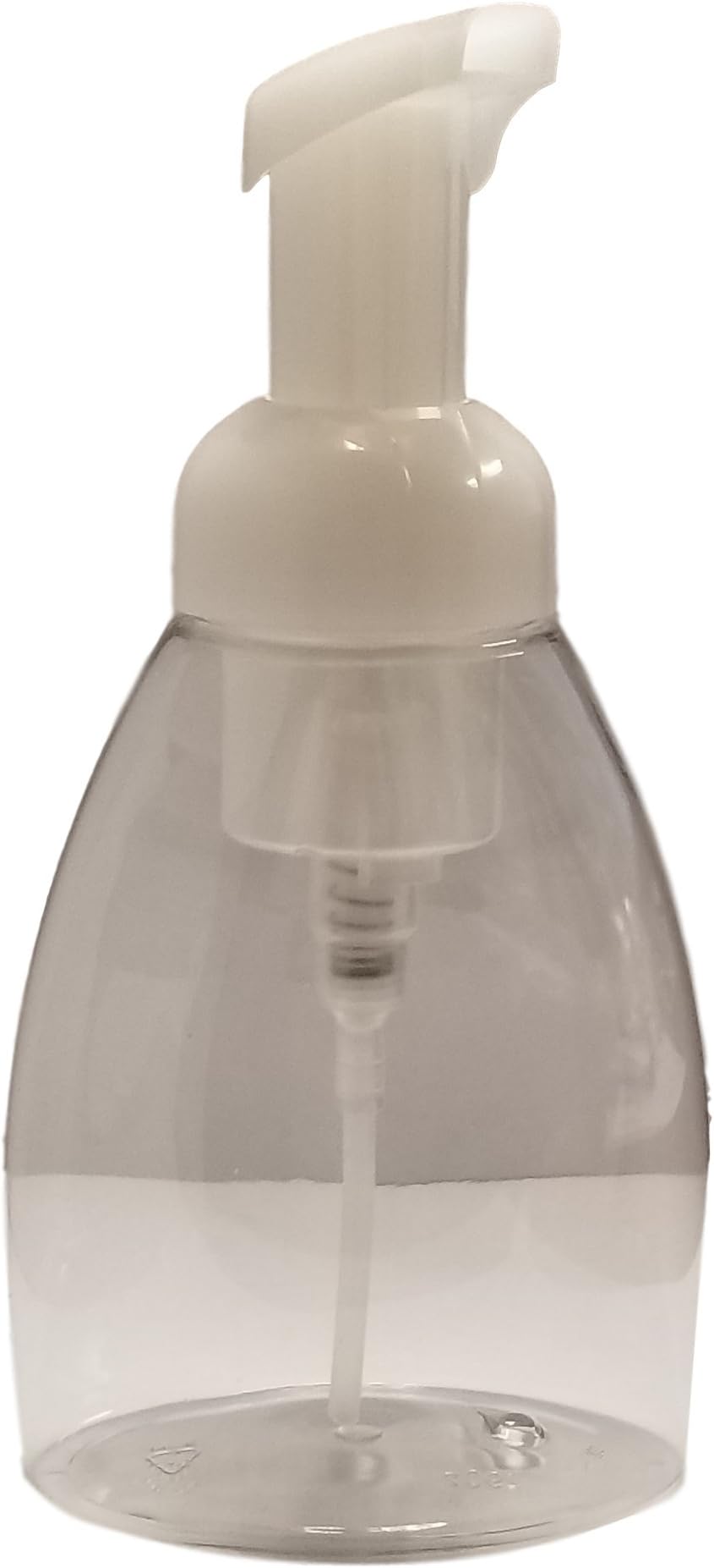 250 ml / 8.5 oz. Empty PET Plastic Foaming Soap Counter-top Dispensers by AM Bottle Supply - Pack of 6