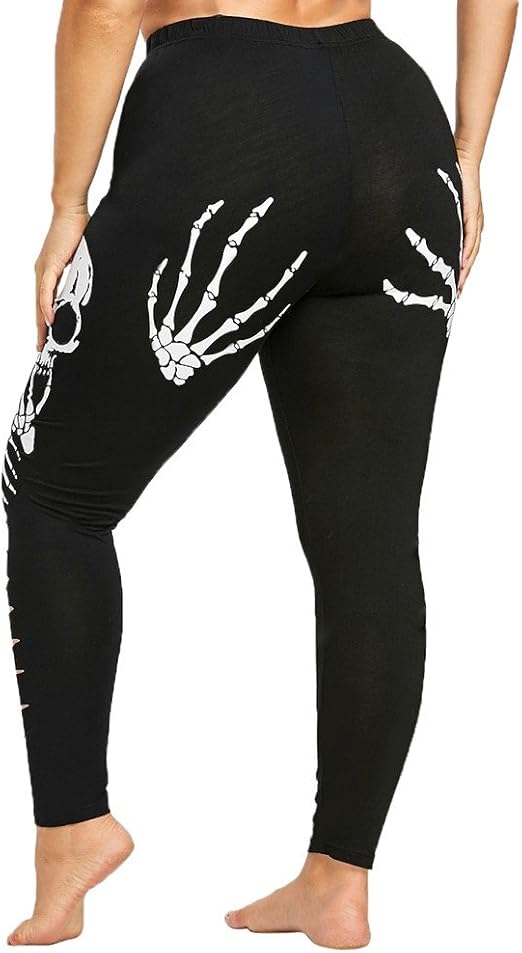 Amazon.com: Womens Ripped Leggings High Waist Tummy Control Full Length