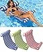 Kayla Water Floating Hammock Portable Swimming Pool Mat Inflatable Pool Lunger Float Hammock Pool Air Mat Pool Float Recliner with Inflatable Rafts Green (Green)