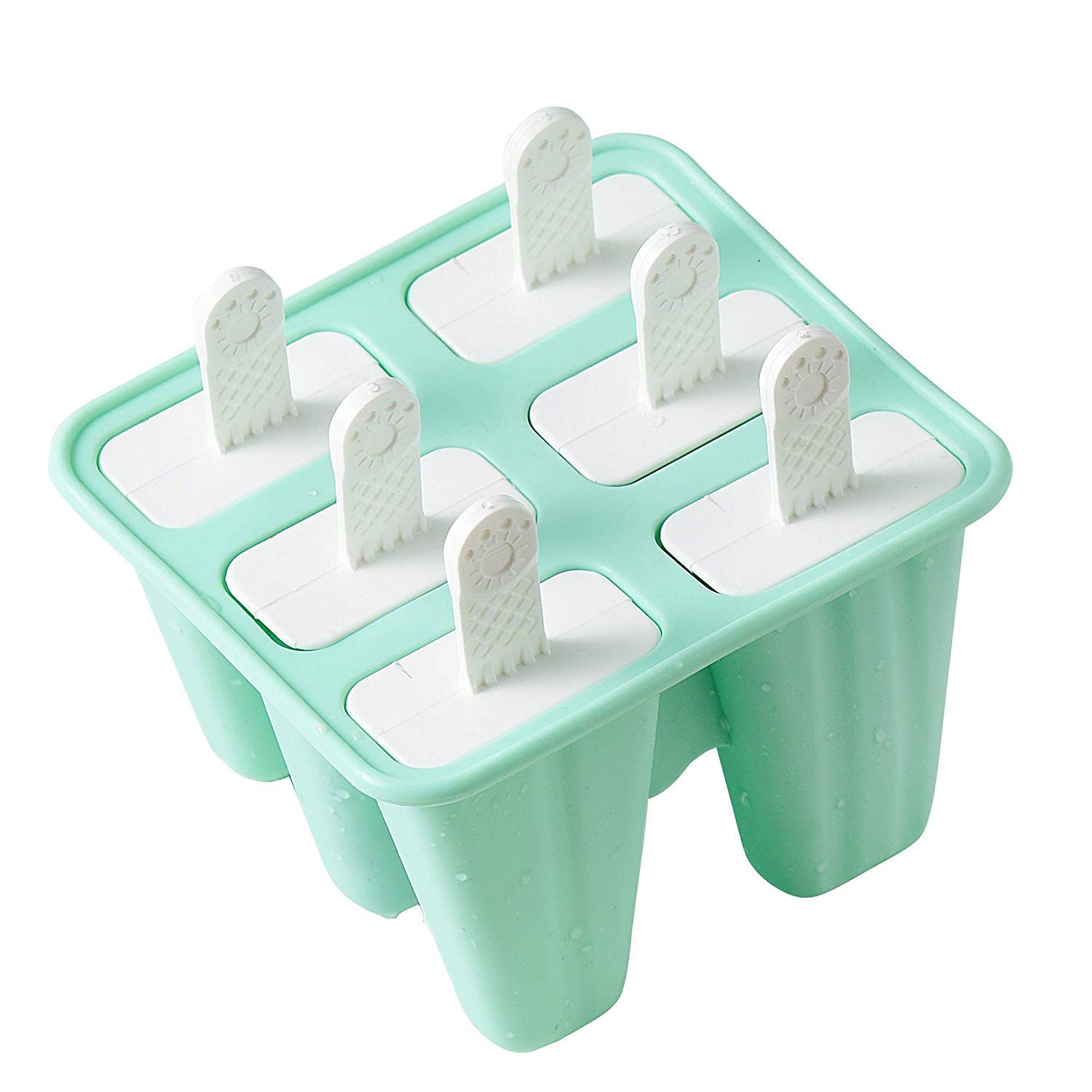 Popsicle Molds 6 Pieces Silicone Ice Pop Molds BPA Free Popsicle Mold