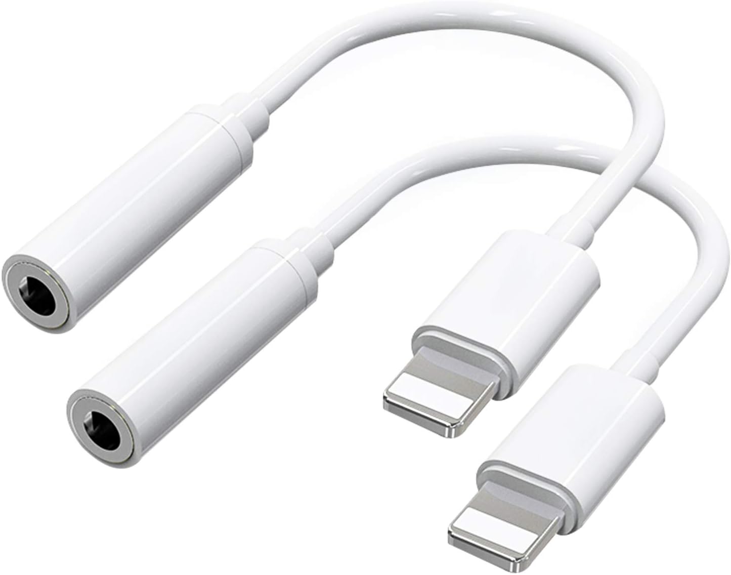 [2Pack] Adaptateur pour casque pour iPhone Dongle Convertisseur de