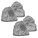 Theater Solutions 4R4G New Wired Outdoor Garden Waterproof Granite Rock Patio Speakers (set of 4) primary