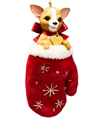 Lot Ornements Hallmark Série Puppy Love (1997, 2005, 2010) – Décoration Noël