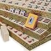 Yellow Mountain Imports Small Size Chinese Mahjong Set, “Rogue Classic” with 146 Ivory Colored Tiles, Vinyl Case, Wind Indicator and Dice - for Chinese Style Gameplay Only [經典象牙」中國麻將]