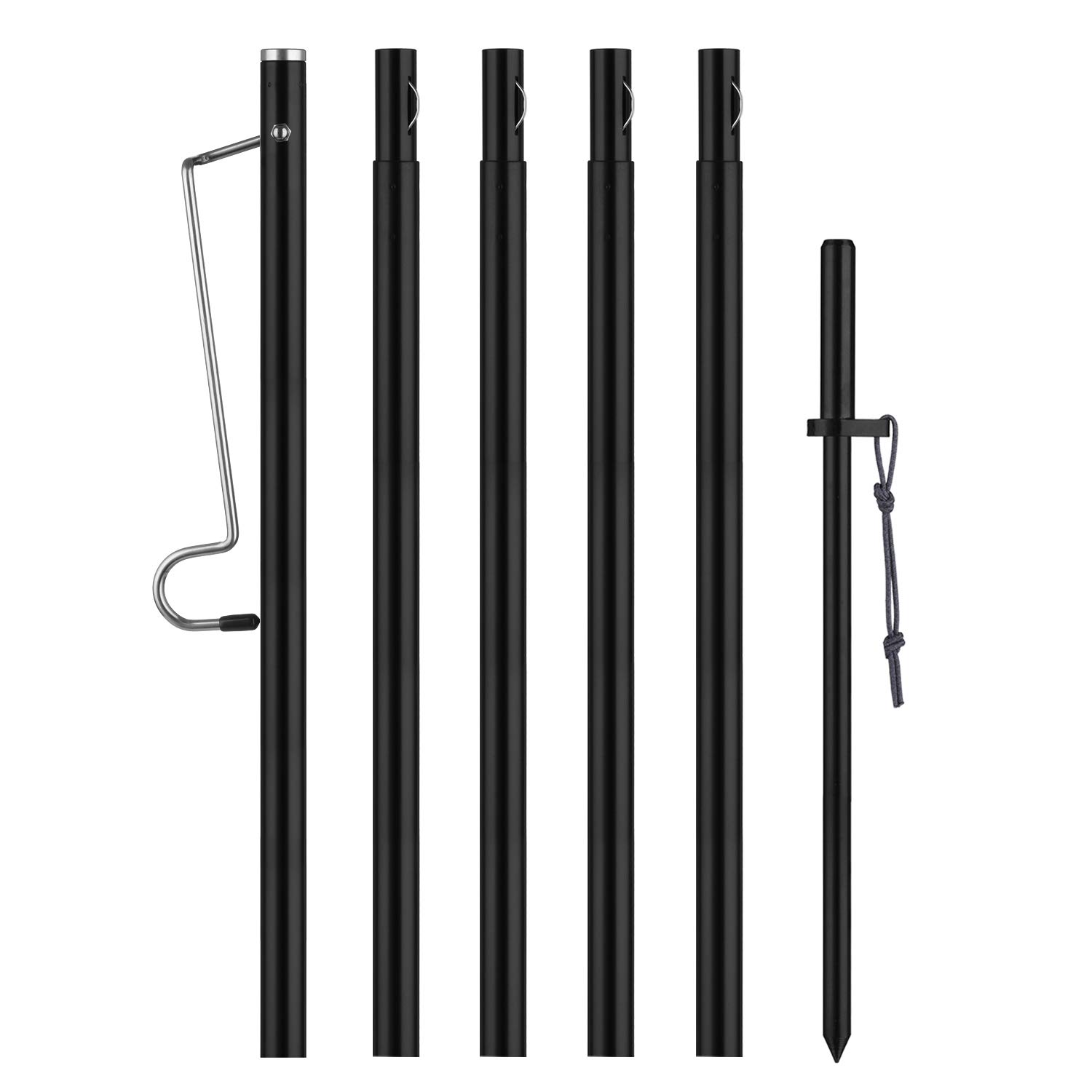 Mua Flyflygo ランタンスタンド ランタンポール ランタンハンガー アルミ製 フック付き ペグ付き Tren Amazon Nhật Chinh Hang 21 Fado