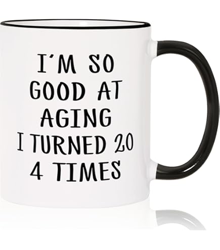 Amazon.com: Bevvee 49ish - Funny 50th Birthday Coffee Mug for Women Turning  50 - Bday Party Decorations - Large 15oz White Ceramic Mug : Home & Kitchen