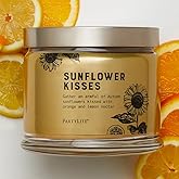 PartyLite 3-Wick Jar Candle, Highly Fragranced Clean Burning Glass Candle, 25-45 Hours Burn Time (Sunflower Kisses)