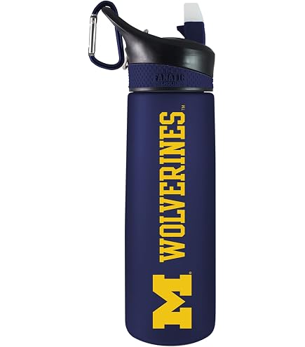 San Diego State Aztecs 24 Oz Stainless Steel Water Bottle - Vacuum Insulated, Twist Cap, With Clip