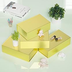 RYDDOY Gold Gift Box, 9.5x6x3'' Gift boxes for