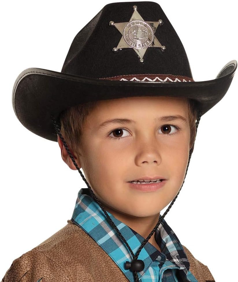 Chapeau cowboy marron homme Taille Unique - Accessoire de déguisement