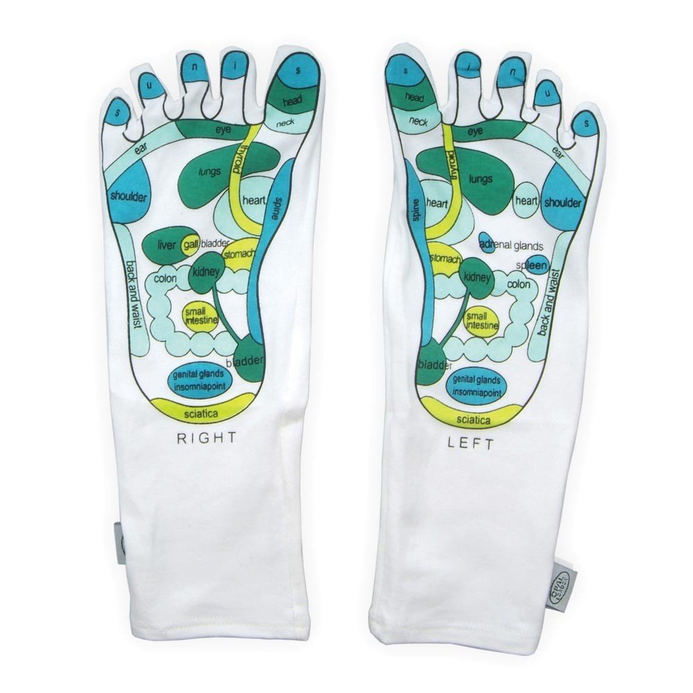 Reflexology Massaging Socks. Cotton moisture socks and moisturizing