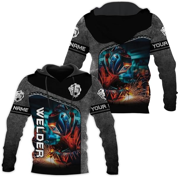 "Everybody Is A Welder Until The Real Welder Shows" Unisex Hoodie - Funny Gift For Welders - View #9