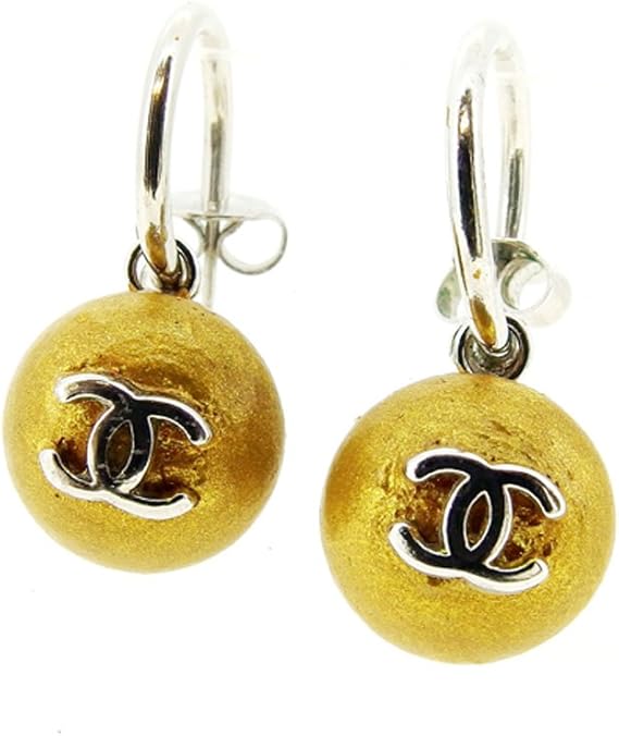 Amazon Co Jp シャネル Chanel ピアス キャッチ式 アクセサリー シルバー ゴールド オールドシャネル ココマーク レディース メンズ 可 中古 T7477 服 ファッション小物