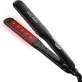 Nicky Clarke Infrared PRO Professional Flat Iron Hair Straightener for Women, 1.25" Titanium Plates, Temp Control, Salon Styling