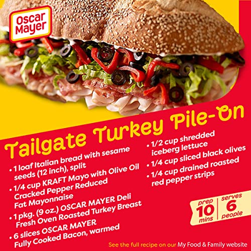 Oscar Mayer Deli Fresh Oven Roasted Turkey Breast, for a Low Carb