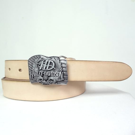 Amazon 購入後にご希望のサイズを製作しますw28 W50 商品の説明にサイズ表あります ベルト メンズ 本革サドルレザーベルト シスキュウ米国製バックル ハーレーダビッドソン 大きいサイズw50インチまで製作 本皮 1枚革 1枚皮 ベルト 通販