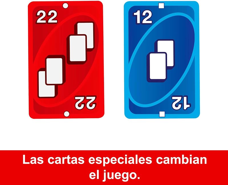 Cartas UNO Zero, 7+ años, 2-8 Jugadores