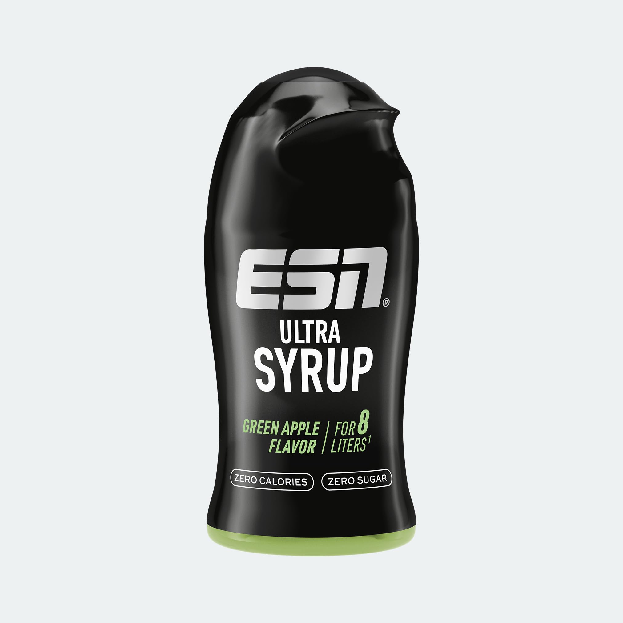 ESN Ultra Syrup, Green Apple, 65 ml, für 8 l Fertiggetränk, zuckerfreier Sirup, hochkonzentriert, zero Kalorien - made in Germany