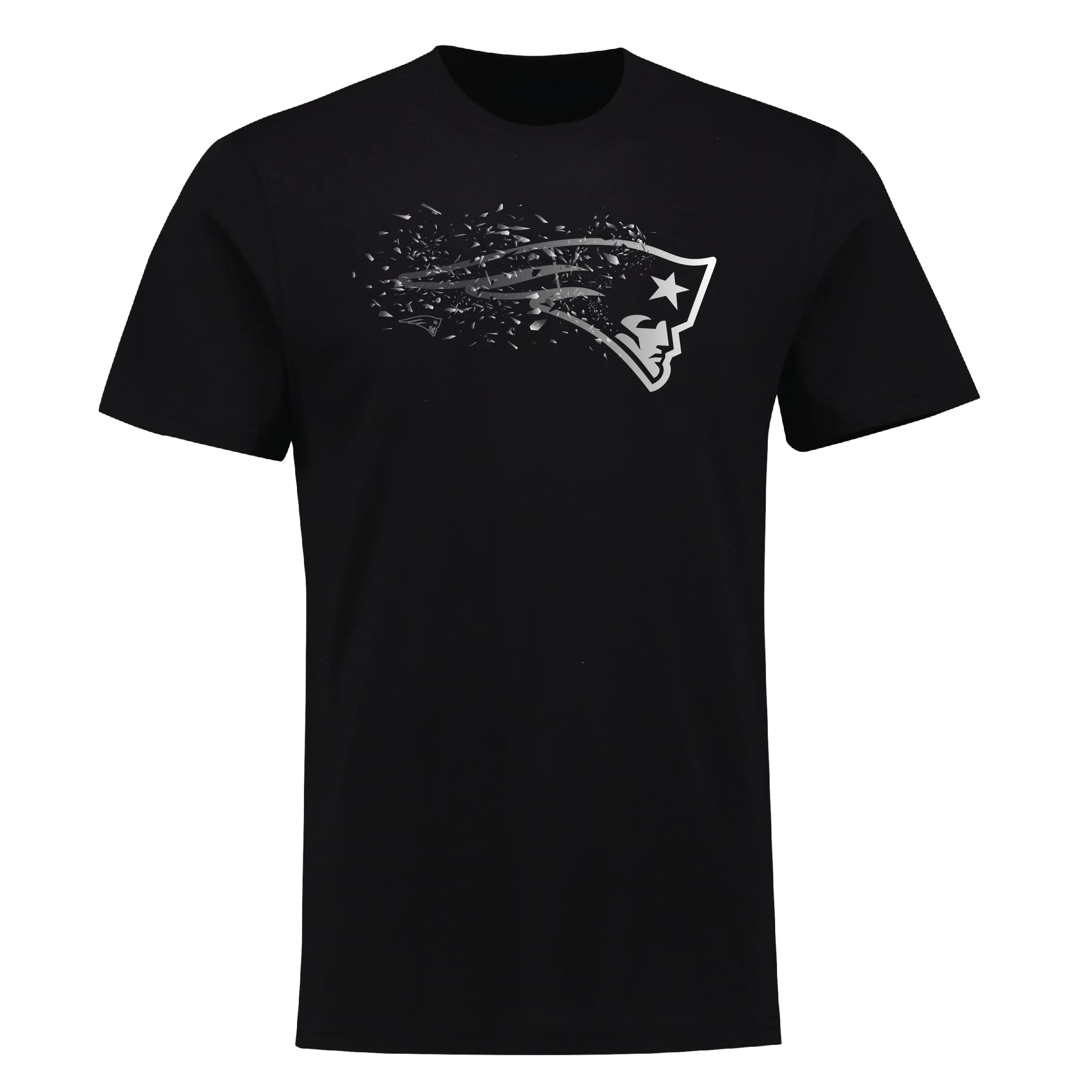 Fanatics - NFL New England Patriots Shatter Graphic T-Shirt - Black Colour Black, black, M