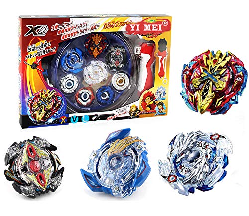 Battle Burst High Performance Battling Top Set with 4D Launcher Grip and Arena Battle Set