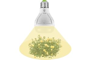 SGLEDS Grow Light Bulb 10 Watt with Ceramic Technology PPF 17.5 umol/s LED Full Spectrum Grow Lamp with High PPFD, Energy Saving Plant Lights for Seeding Growing