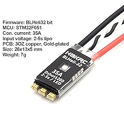 Crazepony 4pcs BLHeli_32 35A ESC 2-5S Electronic