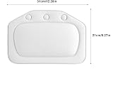 Dioche Bathtub Pillow Soft Foam Padded Neck Head Back Support PVC Tub Headrest view 2