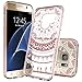 Samsung S7 Case ,S7 Case Clear ,AnoKe Scratch Resistant Mandala Flower Girls Women Cute Hard Cover TPU Bumper Ultra Thin Slim Fit Protective Phone Cover Cases for Samsung Galaxy S7 TM CH Rose Gold