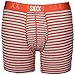Saxx Vibe Boxer Modern Heather/Rust Stripe M Mens Underwear