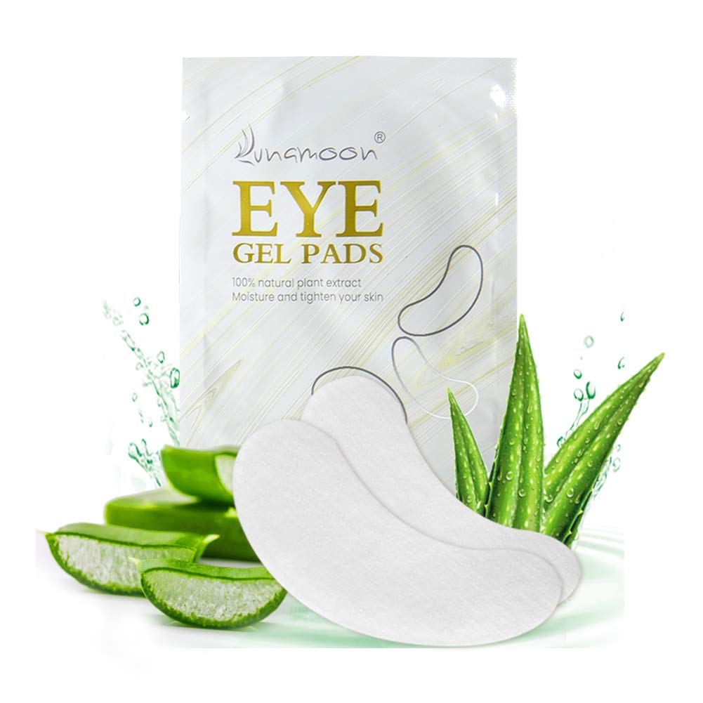 Under Eye Gel Pads 50 pairs of Eyelash Extension Pads Lint Free Eye Patches Eyelash Patches (single01)